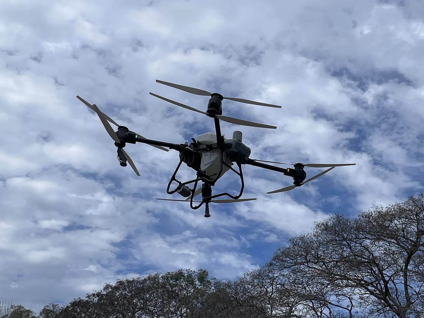 DJI Agras T50 spray & spread drone — representative photograph